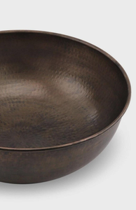 God Gift Exports - Cuenco de Spa de Cobre Puro Martillado, Duradero, con Acabado Marrón Antiguo, para Uso en Salones y Spas - Product Image 2