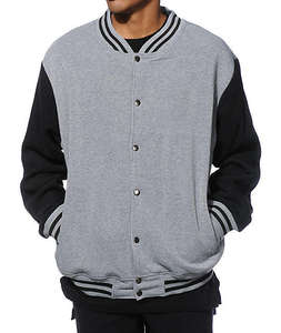 Vestes universitaires de haute qualité, toutes couleurs, en coton polaire d'hiver, avec fourrure de mouton respirante, grandes tailles, en cuir de vache - Product Image 3