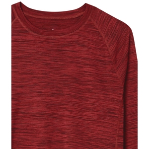 เสื้อแรชการ์ดผู้ชายสีพื้นผลิตจากโรงงาน - สีและโลโก้ปรับแต่งได้ UPF50+ เป็นมิตรกับสิ่งแวดล้อม แขนยาว บริการ OEM - Product Image 6