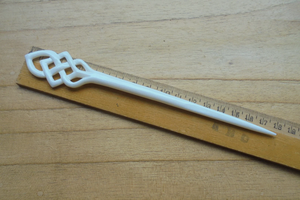 ไม้เสียบผมทำจากกระดูกขัดเงา |   กิ๊บติดผมทำมือแบบดั้งเดิม งานฝีมือจากวัสดุธรรมชาติ - Product Image 3