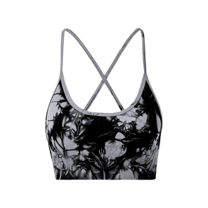 Soutien-gorge de sport confortable à maintien élevé pour le yoga, en Spandex/Nylon extensible dans quatre directions, design unique dos croisé - Product Image 5