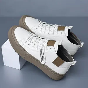 Zapatillas de Moda para Hombre, Zapatos Planos de Cuero, Zapatos con Aumento de Altura, Zapatillas de Hombre con Cordones de Alta Calidad, Zapatillas de Lujo para Hombre 2024 - Product Image 6