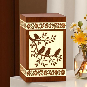 Custom Engraved Wooden Resin Urn <b>Box</b>: Pet/Human <b>Memorial</b> <b>Keepsake</b> urn <b>Memorial</b> <b>Keepsake</b> by AYAANS - Product Image 1