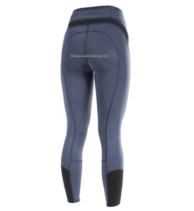 Best Quality <b>Equestrian</b> horse riding silicon <b>legging</b> and breeches with pockets And silicon grip horse riding product AM902 - Product Image 3