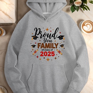 เสื้อฮู้ดลำลองของผู้หญิงภูมิใจในครอบครัวของคลาส2025 - Product Image 1