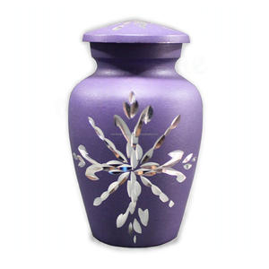 Urne de crémation étanche de style américain avec poignées en métal Couleur et taille personnalisées pour souvenir commémoratif - Product Image 1