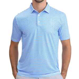 DENEZE Camisetas Polo de Golf de Punto para Hombre, Tallas Grandes, Color Sólido, 100% Algodón, Verano, Alta Calidad, Secado Rápido, Transpirables - Product Image 5