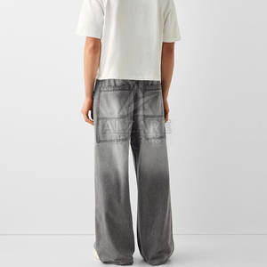 Pantalones Vaqueros Holgados Personalizables para Hombre con MOQ Bajo, Diseña Tus Propios Pantalones Vaqueros Holgados Cómodos para Hombre - Product Image 3