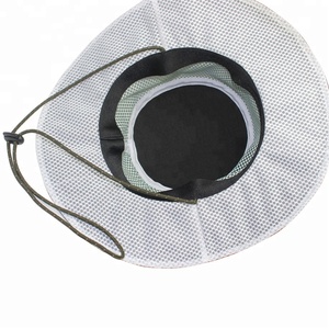Chapeau de soleil personnalisé pour homme, en maille ajourée, avec design à boucle circulaire, pour la pêche, la randonnée, le jardinage, la plage, protection UV, chapeau bob - Product Image 4