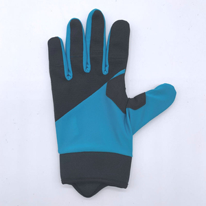 Guantes de Ciclismo Vantrex Industries de Dedo Completo, Negros y Azules, de Poliéster Antideslizante, con Cierre de Tirón, para Hombre, Verano, Vl-CG-108 - Product Image 3