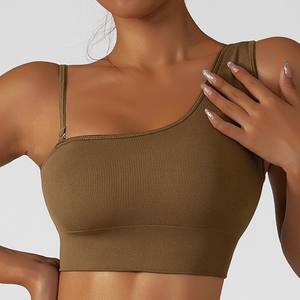 Ropa Deportiva para Mujer, Camiseta de Yoga sin Costuras de Color Sólido, Manga Larga, Top Corto para Entrenamiento, Secado Rápido, Transpirable, Conjuntos de Yoga - Product Image 1