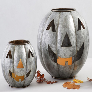 Linternas de Calabaza Metálicas Galvanizadas para Halloween - Product Image 2