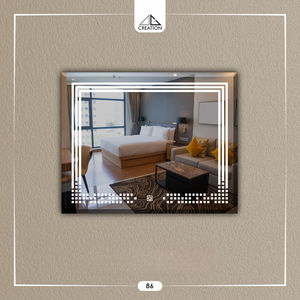 Este moderno espejo LED es una adición elegante y funcional a cualquier espacio. Diseño de decoración artística para montar en la pared DG 230 - Product Image 6