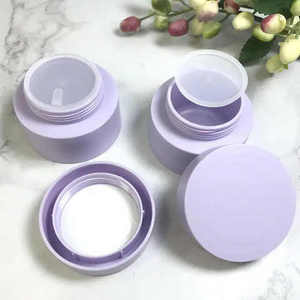 Vietnam Wholesale 30ml <b>Empty</b> Cosmetic <b>Jar</b> PET PP ABS Plastic Skincare Face Cream Container Custom Design Lid - Product Image 1