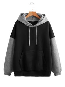 Sudadera con capucha 2024 de algodón para hombre de tendencia 100%, sudadera con logotipo personalizado de alta calidad, forro de tela de rizo, diseño de punto impermeable OEM - Product Image 2