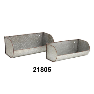 Antique Galvanized Wall Mounted <b>Shelf</b> For Home Kitchen Bathroom <b>Storage</b> And Decorative Display Organization Purpose - Product Image 1