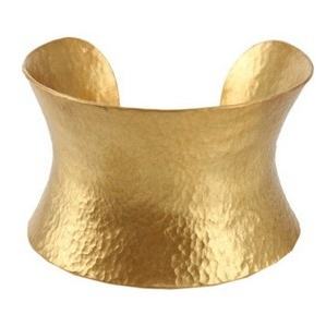 Boutons de manchette et bracelets en laiton et cuivre anciens, élégance ethnique intemporelle avec accessoires de mode en cristal - Product Image 6