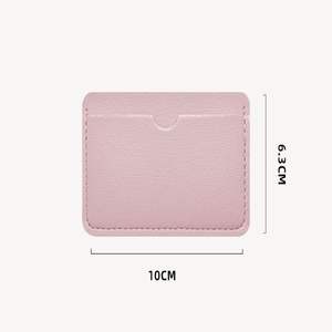 Porte-cartes minimaliste en cuir pour homme, portefeuille fin en cuir véritable, étui pour cartes de crédit, organiseur professionnel - Product Image 6