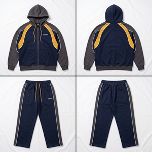 Conjunto de Chaleco Deportivo Casual de Otoño para Hombre, Sudadera sin Mangas con Capucha, Camiseta de Color Sólido, 100% Algodón Antibacteriano - Product Image 6