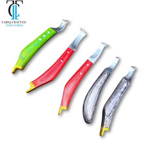 มีดตัดแต่งกีบม้า สแตนเลส ทนทาน อุปกรณ์ตัดแต่งกีบม้าสำหรับสัตวแพทย์ ผู้ส่งออกอุปกรณ์สำหรับม้า - Product Image 1