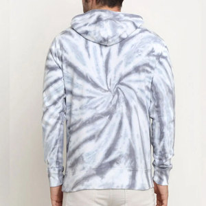 เสื้อฮู้ดดี้ยูนิเซ็กซ์ผ้าคอตตอนหนาน้ำหนักมาก ลายมัดย้อม สไตล์สตรีทแวร์ เสื้อสเวตเชิ้ตแฟชั่นสำหรับผู้ชายและผู้หญิง - Product Image 4