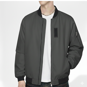 Chaqueta Personalizada Heritage Fit - Chaqueta Bomber de Algodón Personalizada para Hombre - Cortavientos Ligero con Cremallera Completa - Product Image 5