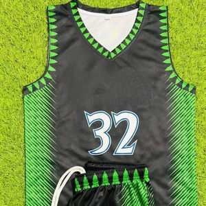 Uniforme de Baloncesto Personalizado al por Mayor de Alta Calidad, Conjunto de Sublimación de Camisetas de Fútbol Unisex, Impresión de Logotipo Personalizado, Bordado en la Parte Superior - Product Image 1