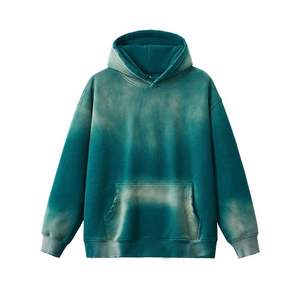 เสื้อฮู้ดดี้ผู้ชายทรงหลวมแบบกำหนดเอง ผ้าฝ้ายฟลีซ 350gsm พิมพ์ลายพัฟ สตรีทแวร์ แบรนด์ส่วนตัว ขายส่งสำหรับแบรนด์อเมริกัน - Product Image 6
