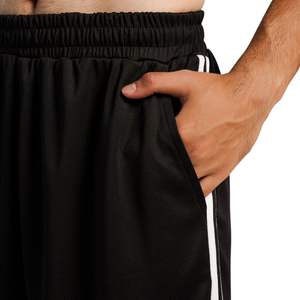 Shorts de basket-ball pour hommes, noirs, en mesh respirant, pour entraînement sportif, fitness, vêtements décontractés - Product Image 3