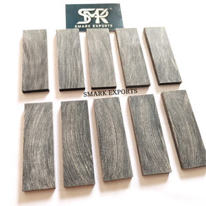 Manches de couteau en corne de buffle écologiques de qualité supérieure, sablées, naturelles, faites à la main, durables et personnalisées - Product Image 6