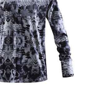 Vêtements de pêche UPF 50+ à séchage rapide, respirants, chemises de pêche à manches longues, design personnalisé camouflage, sweats à capuche de pêche - Product Image 6