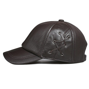 Nuevas Gorras de Béisbol de Cuero de Marca a la Moda, Diseño Clásico, Gorra de Cuero Genuino de Alta Calidad para Uso Casual - Product Image 4