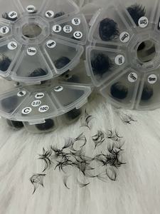 Fabricant professionnel Emballage personnalisé Extensions de cils Noir Mat CC/DD/LD/M Curl 0.03-0.15mm Mix Taille Haute Qualité - Product Image 2