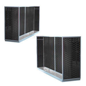 Adjustable Multi-purpose convenience store shelves | Slotted Metal Back Panel <b>Display</b> <b>Rack</b> - Product Image 1