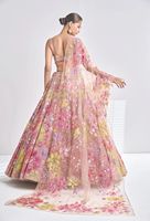 Lehenga in Georgette Premium di Boutique Indiana, Lehenga Designer Stile Bollywood, Abbigliamento Festivo Trendy per Donne, Ideale per Matrimoni e Feste