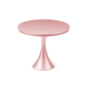 Support à gâteau rond en métal avec base stable pour gâteaux de grande taille et arrangements de desserts pour fêtes et célébrations - Product Image 3