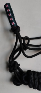 Brown 4 Knot Stiff Rope <b>Halter</b> for Horse Training Rope <b>Halter</b> with 10Feet Matching Lead Rope Adjustable Durable OEM Bulk - Product Image 2