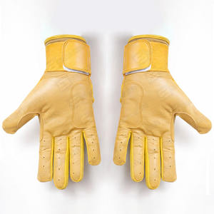 Gants de frappeur de baseball et de softball en cuir de vachette véritable personnalisés, ambidextres, fermeture Velcro, confortables pour l'entraînement - Product Image 6