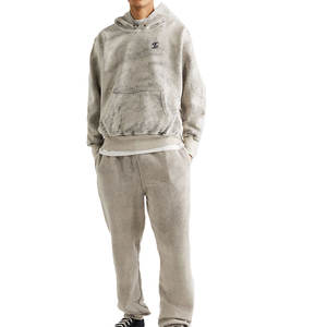 Survêtement délavé à l'acide, tissu léger, doux et confortable, idéal pour un style de vie décontracté et actif - Product Image 1