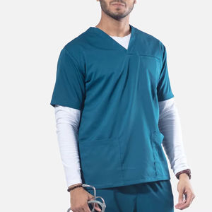 Sous-vêtement médical extensible personnalisé de qualité supérieure pour homme – Uniforme d'hôpital pour adulte en polyester, rayonne et élasthanne - Product Image 6
