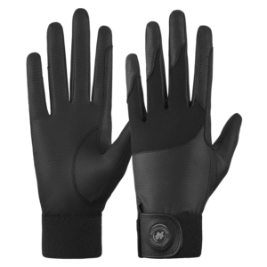 Custom Logo Professional Equestrian Riding Gloves Breathable Serino Synthetic Leather Horse Riding Gloves Touchscreen Compatible - Product Image 1