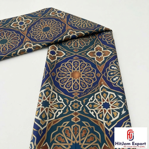 Tela de algodón estampada con cera personalizada de Libia con opciones de logotipo y marca personalizados para fabricantes de prendas de vestir por Hitjem Export - Product Image 5