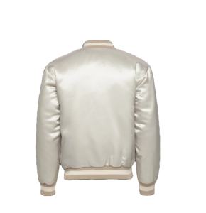 Vestes universitaires en satin avec broderie personnalisée de haute qualité Vestes pour hommes universitaire en satin respirant Tissu tissé de grande taille - Product Image 2