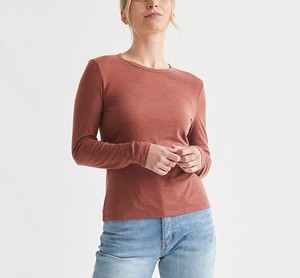 Low MOQ Women Long Sleeve Crop <b>Tops</b> Fitted Crop Shirts Trendy Boutique Fashion Supply Factory Price USA - Product Image 5