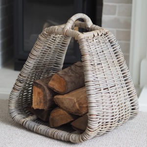 Panier en rotin ouvert avec poignée, paniers de rangement faits à la main, rotin naturel, moderne, multifonction, fabriqué au Vietnam - Product Image 4