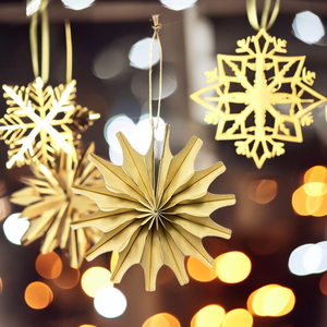 Decoración de papel de panal para suministros navideños - Product Image 5