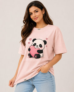 เสื้อยืดผ้าฟลีซคอกลมทรงปกติสีน้ำเงินกรมท่าสำหรับผู้หญิง ยี่ห้อ Vibe Craft Clothing ลายโลโก้หัวกะโหลกหัวใจ สไตล์ลำลอง สำหรับฤดูใบไม้ผลิ/ฤดูร้อน ราคาประหยัด - Product Image 3