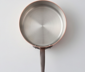 Copper Sauce <b>Pan</b> With Lid Modern Design Heat Resistant For Gas <b>And</b> Induction Cooker Use Stainless Steel Handle - Product Image 2