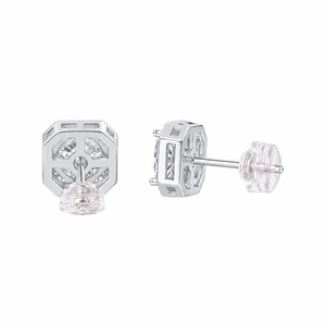 Luxury Women's Classic Design 925 Sterling <b>Silver</b> GRA Certificated Round Cut Moissanite <b>Stud</b> <b>Earrings</b> Women's - Product Image 3
