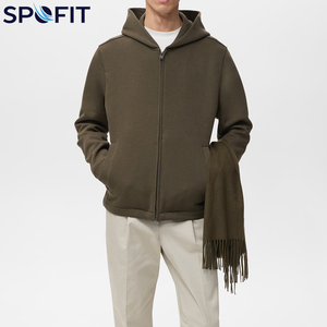 Sweat à capuche oversize vierge de haute qualité pour hommes, avec fermeture éclair, personnalisable avec logo, respirant, collection 2026 - Product Image 3